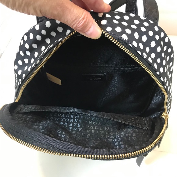 Kate Spade Wilson Road Bradley Polka Dot Backpack - Picture 6 of 8